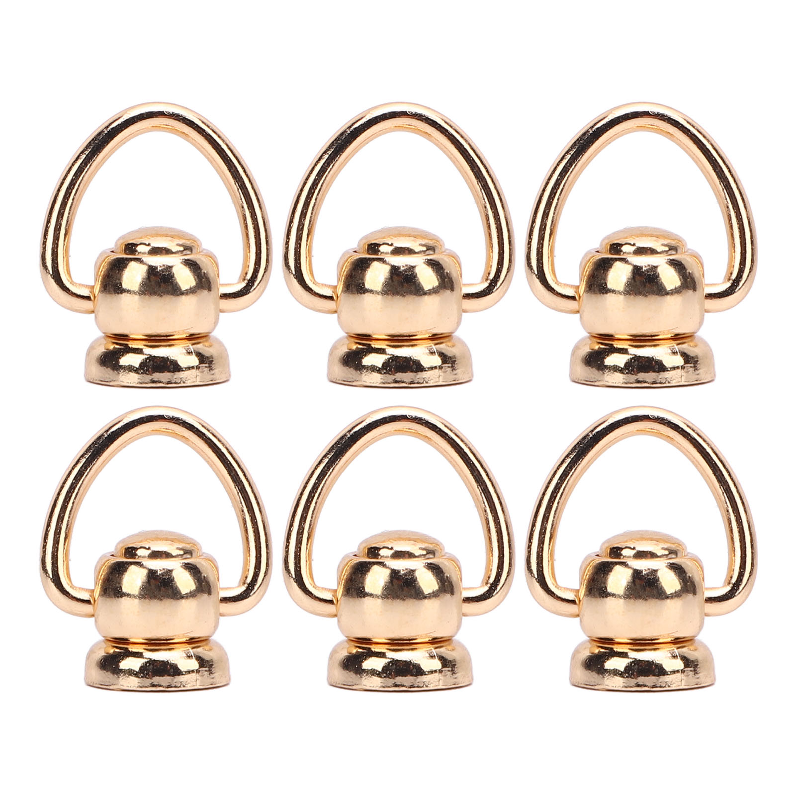 50er-set Ziernieten Aus Legierung Mit Rundem Schraubkopf Und Ring Für Bastel- Und Reparaturarbeiten, Gold