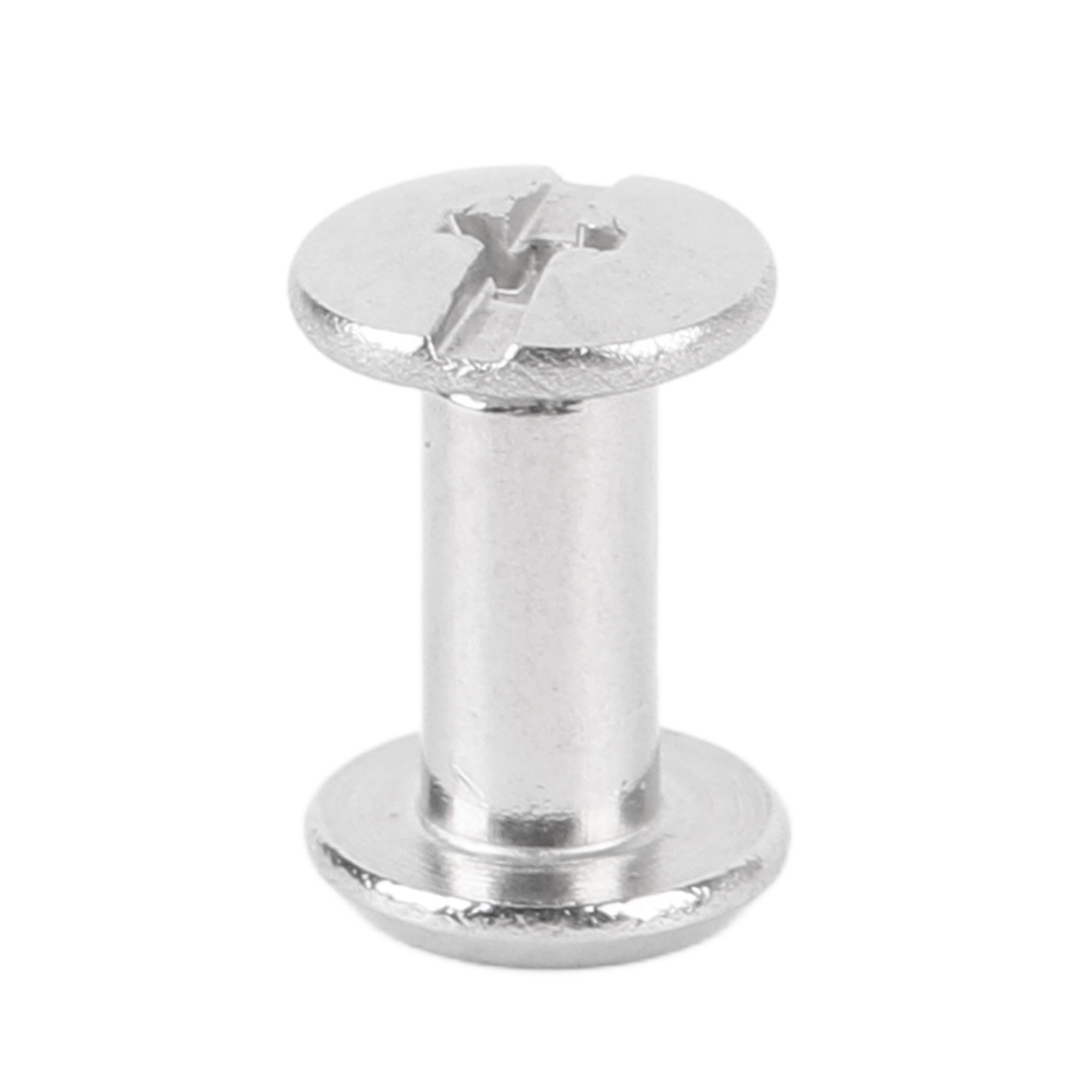 100er-set Schraubnieten M2 Aus Hochfestem Edelstahl Mit Rundem Flachkopf, 3 X 6 X 6 Mm / 0,12 X 0,24 X 0,24 Zoll