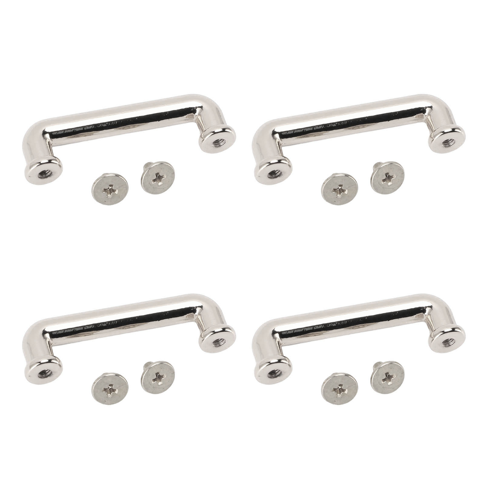 10 Sets Bogenbrückenschnalle 31x7,5x6mm Metall D-ring-schnalle Kettenriemenverbinder Mit 5,5mm Schrauben Für Taschen Und Geldbörsen Silber
