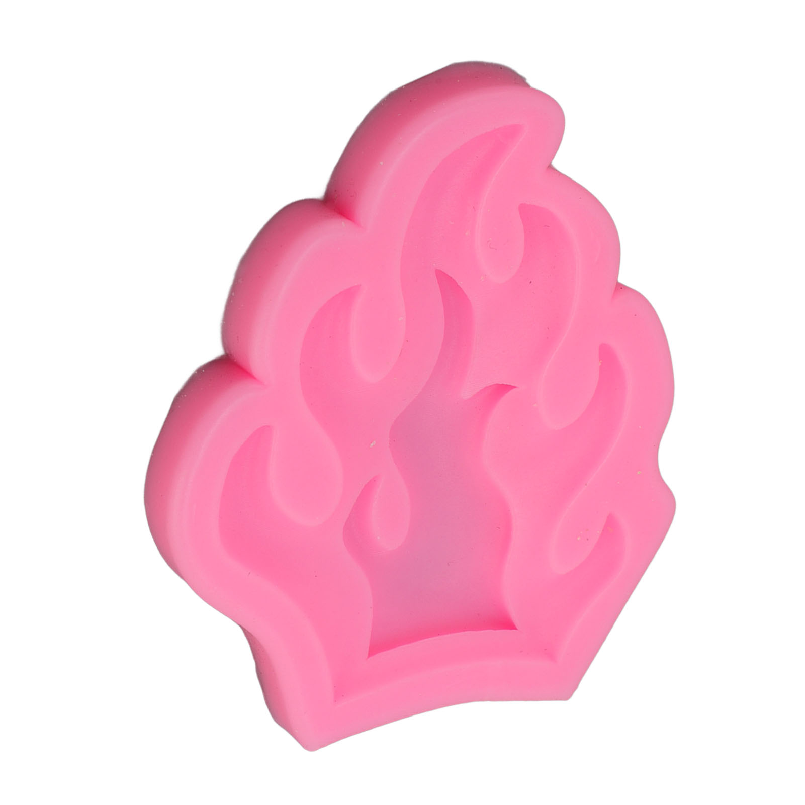 Flammen-fondant-form Aus Silikon, Antihaftbeschichtet, Einfaches Entformen, Ideal Zum Backen Von Schokolade, Süßigkeiten Und Gummibärchen.