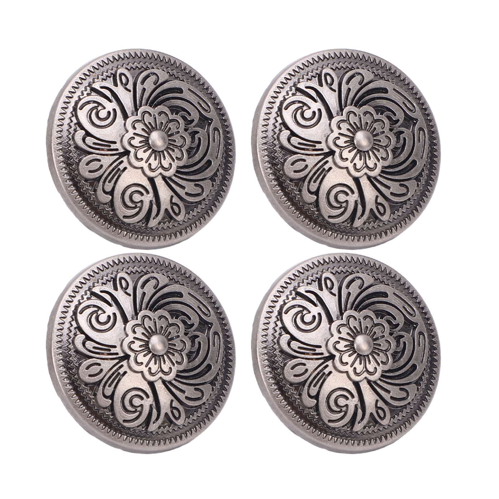 10er-set Ziernieten Mit Blumenmuster, 26 Mm, Zinklegierung, Schraubverschluss, Mit 7-mm-schraube Für Gürtel, Taschen, Handtaschen Und Geldbörsen