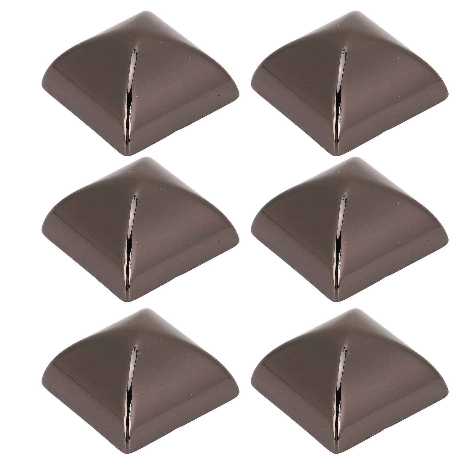 20 Stück Pyramidennieten, 18 Mm, Zinklegierung, Vierkantnieten Mit Ph-schrauben Für Gürtel, Taschen, Hüte, Schuhe, Silber/schwarz