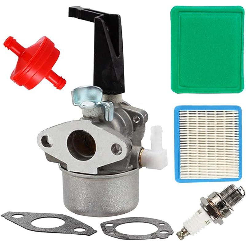 Vergaser-reparatursatz 696065 Mit Dichtung, Luftfilter Yl-991, Kraftstofffilter Yl-999 Und Zündkerze Yl-721. Kompatibel Mit Den Motorhacken 697422, 110412 Und 110402.