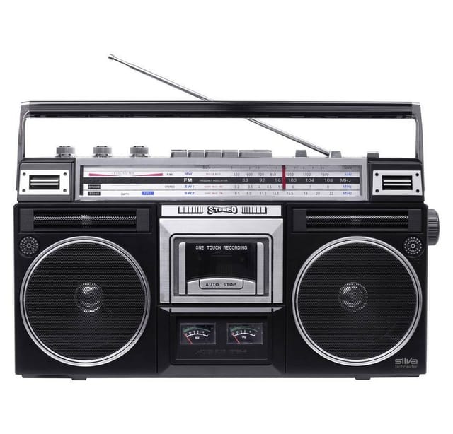 Pcr 1980 Kassettenradio ukw, mw, kw Kassette, Bluetooth®, usb, ukw, mw, kw Aufnahme - Silva Schneider