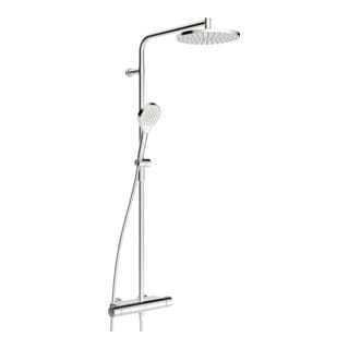 Hansa - Viva - Brauseset mit Thermostat, Durchmesser 25 cm, 3 Strahlarten, Chrom 65159201