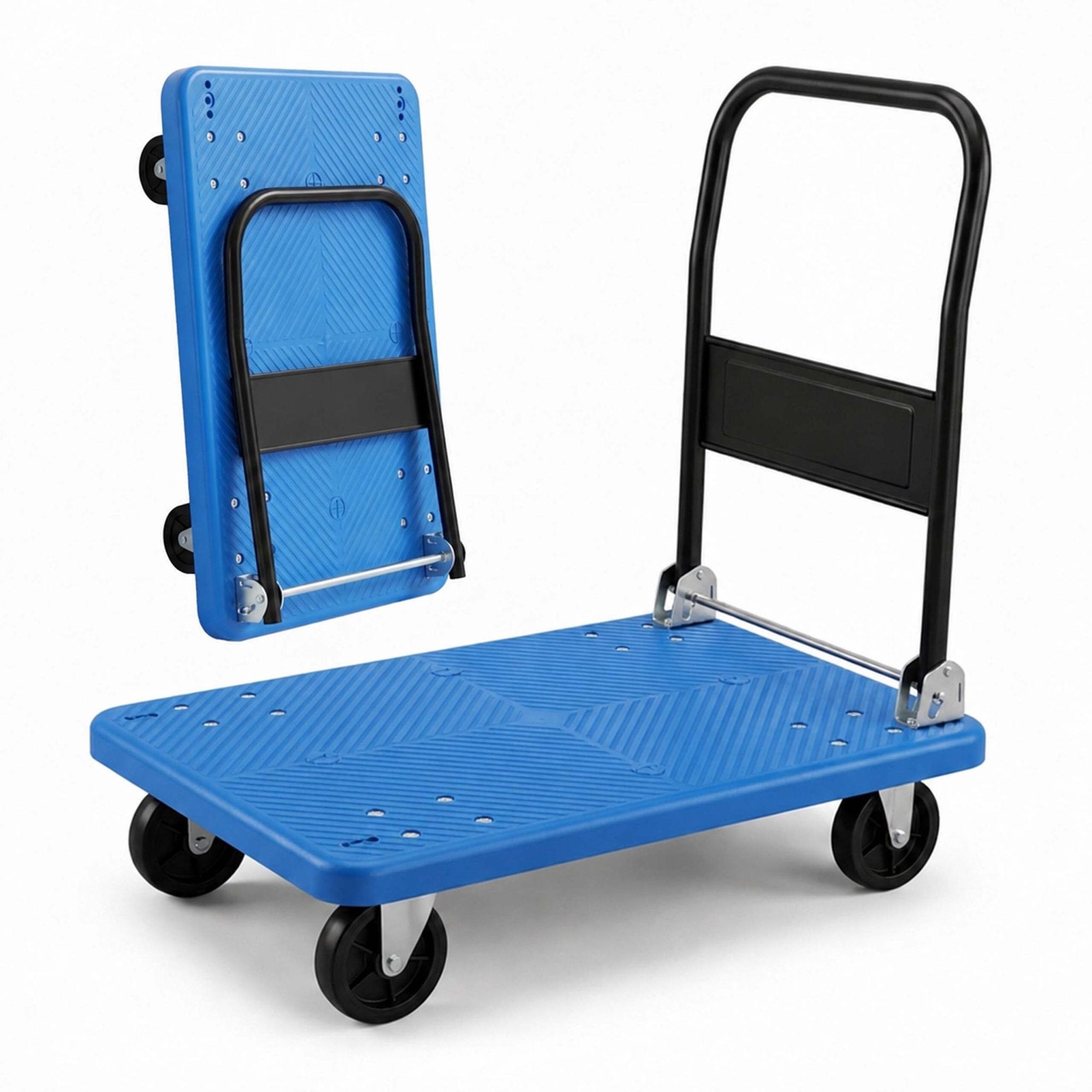 Klappbarer Plattformwagen, 300 Kg Tragkraft – Blau