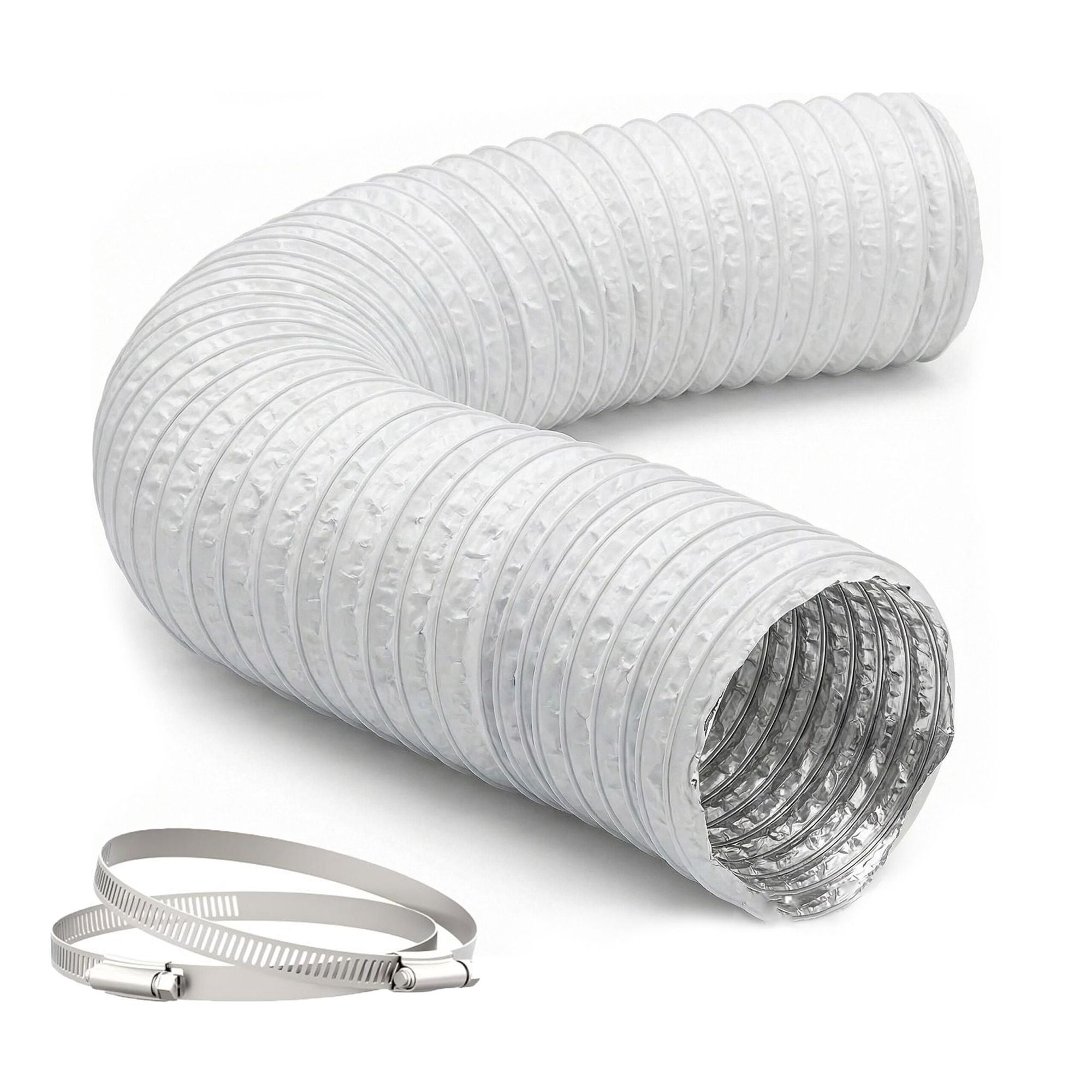Flexibler Weißer Entlüftungsschlauch, 5 M – 75 Mm Durchmesser