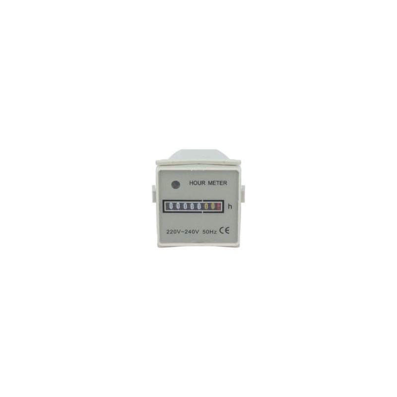 Mechanischer Betriebsstundenzähler Hm2/uwz48 Ac 220–240 V, Für Haushalt Und Industrie, Zeitschaltuhr Mit Fester Schleife Crezuo