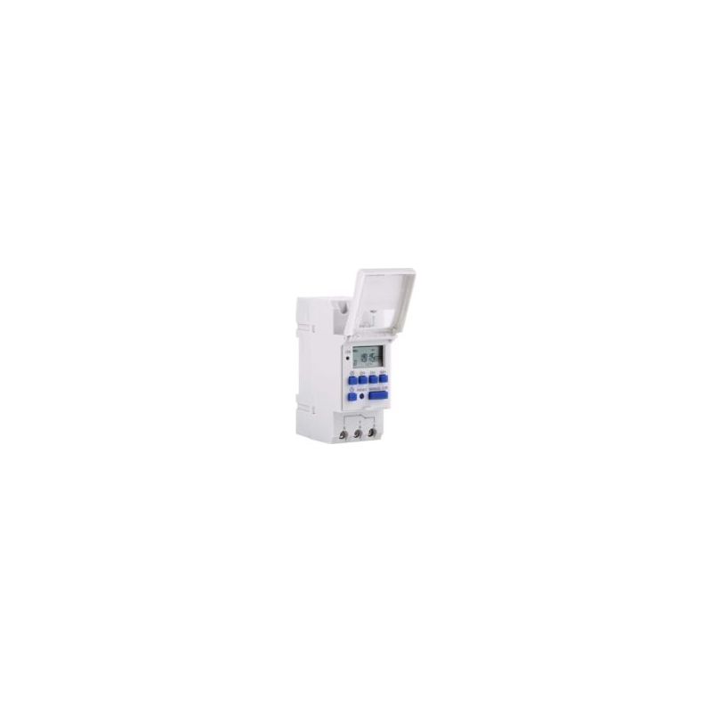 Lcd-anzeige, Programmierbarer Elektronischer Wochenrelais-timer, 16 Ein-/ausschaltzeiten, Ac/dc 24 V Crezuo