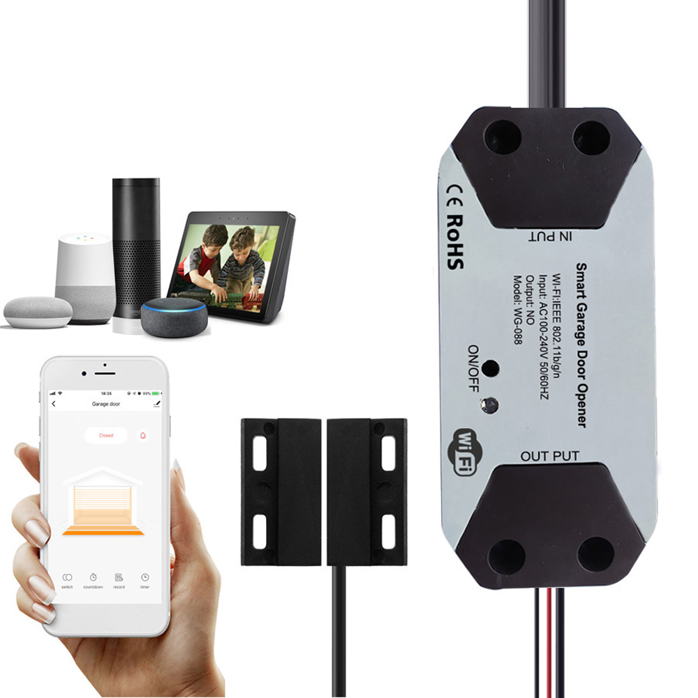 Intelligenter Tuya Wlan-schalter Für Garagentoröffner Mit Steuerung Per Smartlife-app