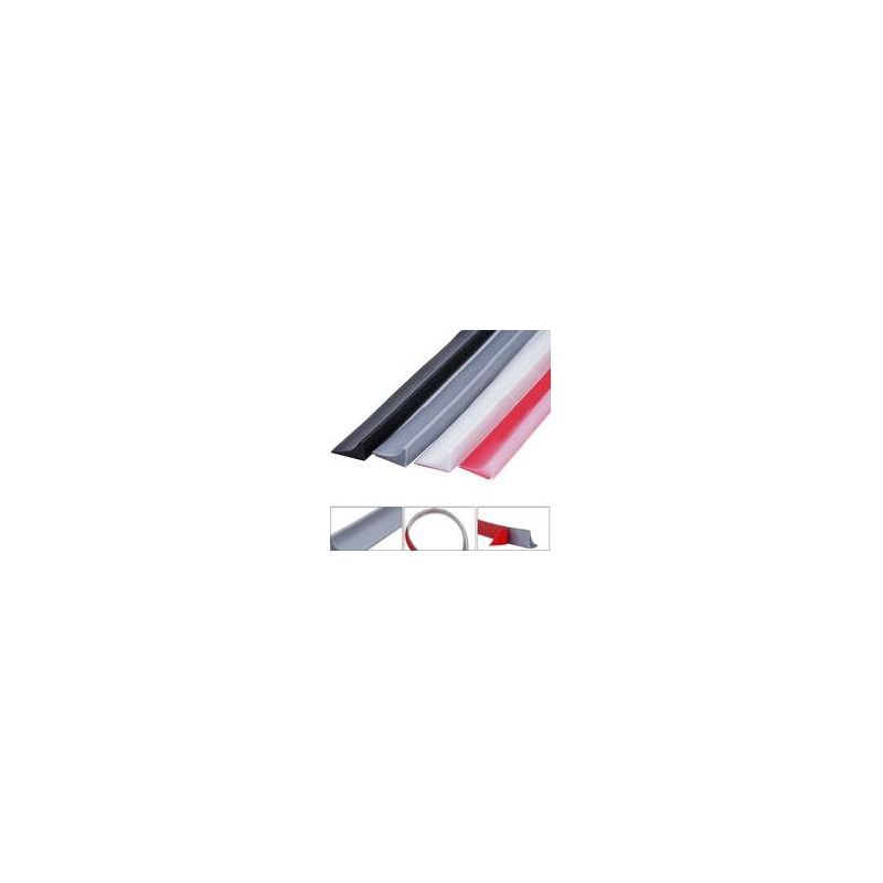 Crezuo Silikon-dichtungsleiste Für Badezimmer, Wassersperre, Nass-/trockentrennung, Küchenarbeitsplatte, Weiß, 100 Cm