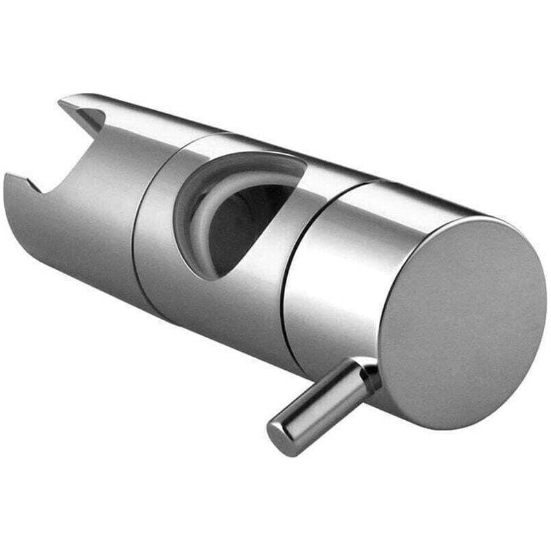 Universelle Duschkopfhalterung, 24 Mm Durchmesser, Verstellbare Verchromte Duschkopfhalterung, Einfache Montage, Ersatzbefestigung Für Gleitstange, Crezuo Duschkopfhalter