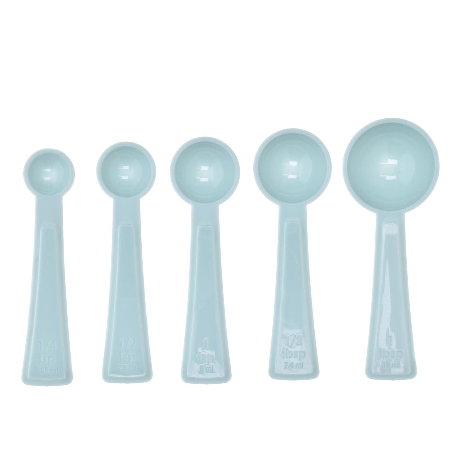 Set Mit 5 Blauen Küchenmessbechern Zum Backen Fyndig Duka