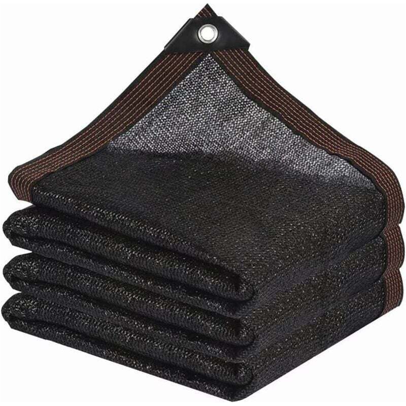 Crezuo 3 X 6 M Hdpe-sonnensegel, Atmungsaktiv, 90–95 % Uv-schutz, Für Garten Und Terrasse