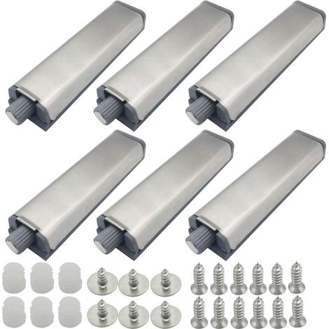 6 Stück Push-to-open-magnet-schranktür Push Open Push Closet Magnetverschluss Für Schranksystem Puffer-scharnierriegelverschlüsse Magnetischer Metallverschluss