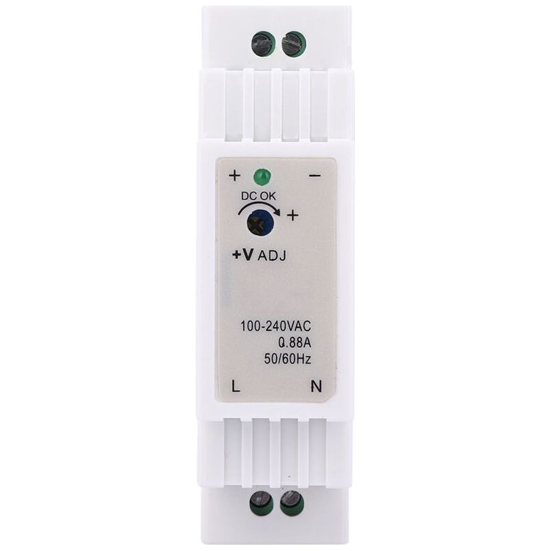 Crezuo Dr-15-12 Din-schienen-schaltnetzteil Mit Einem Ausgang, 12 V, 1,25 A, 15 W