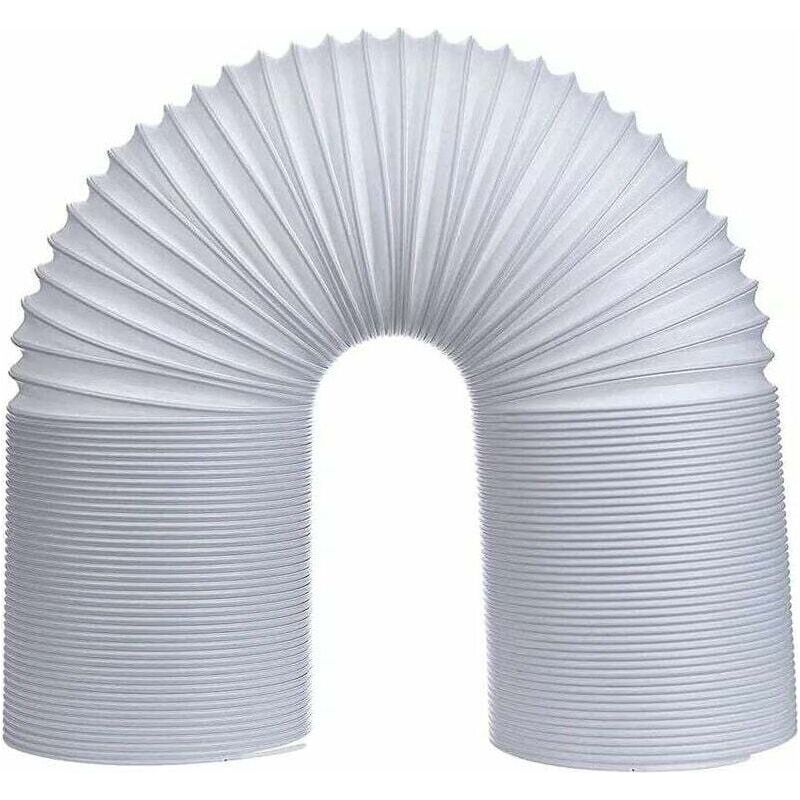 Tragbarer Klimaanlagenschlauch, Abluftschlauch Für Tragbare Klimaanlagen, 150 Mm Durchmesser, Flexibler Pvc-klimaanlagenschlauch, Lüftungsrohr, Ø 150 Mm, 1,5 M Crezuo
