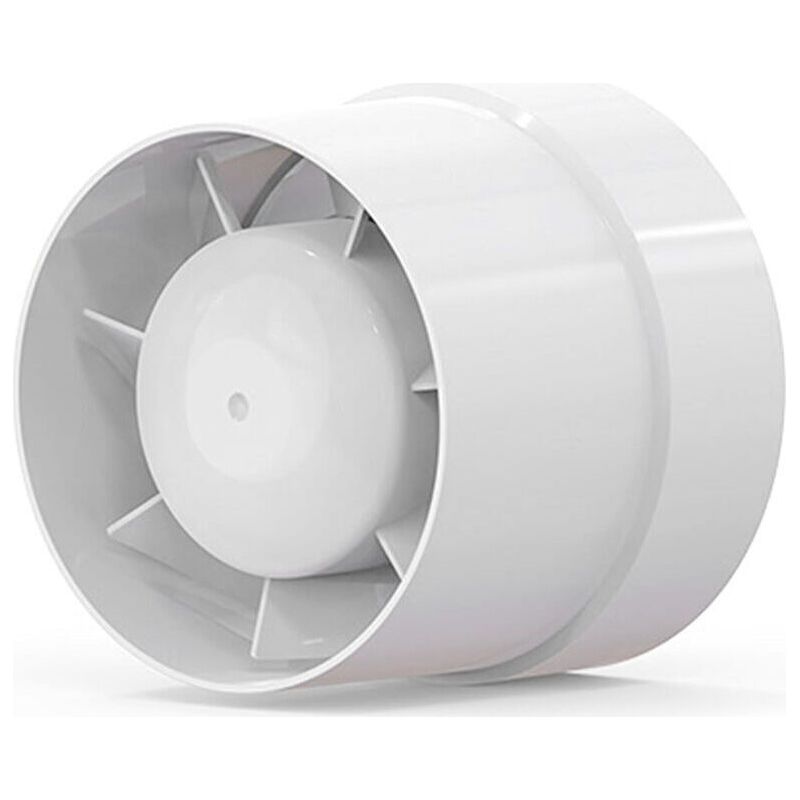 Crezuo 100-mm-abluftventilator, 130 M³/h Luftdurchsatz, 12 W Leistungsaufnahme, 34–40 Db Geräuschpegel, Für Bad Und Küche