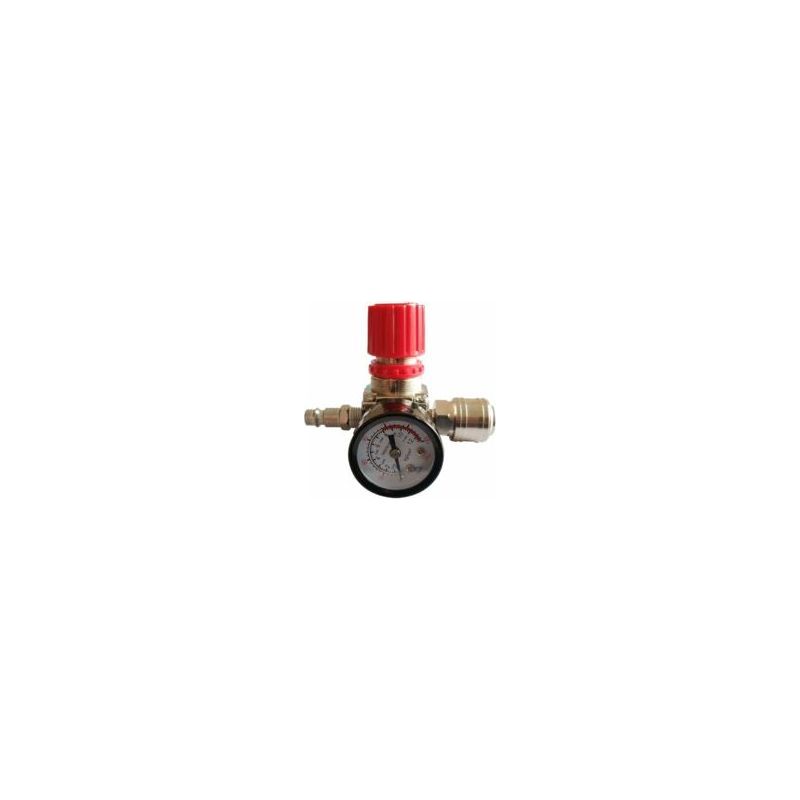 1/4"-druckregler Für Luftkompressoren, 180 Psi (12 Bar) Regelventil, Einfache Und Langlebige Installation, Aus Kunststoff Und Legierung, Crezuo