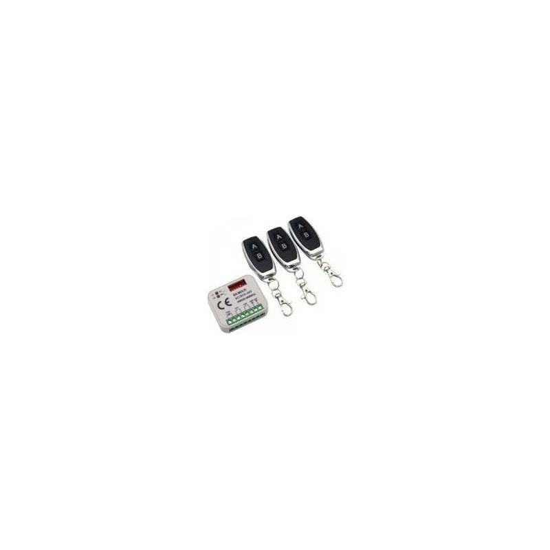 Garagentor-fernbedienungsempfänger 433/868 Mhz, Rx Multi 300–900 Mhz, Ac/dc 9–30 V, Empfänger Mit Crezuo-chrome-fernbedienung