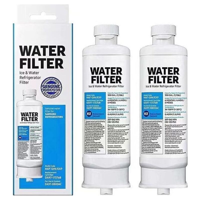Set Mit 2 Kompatiblen Wasserfiltern Für Samsung Da97-17376b, Haf-qin/exp, Für Crezuo Kühlschränke