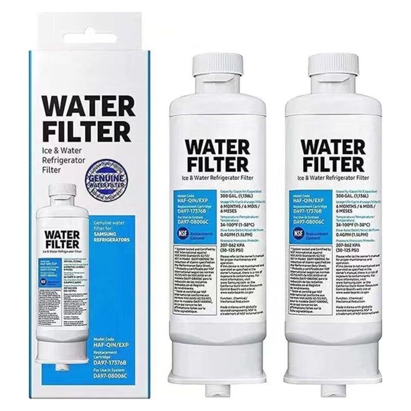 Kühlschrank-ersatzteile, 2 X Kompatible Samsung Wasserfilter Da97-17376b, Crezuo Haf-qin/exp Kartusche