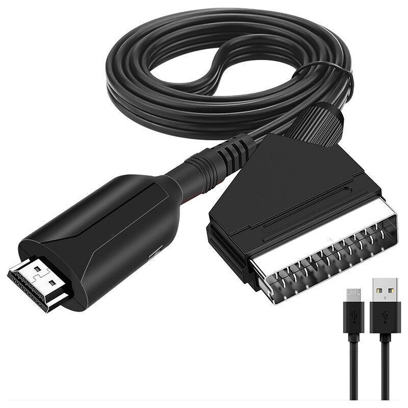 Scart-zu-hdmi-konverter, Audio-/video-adapter Für Hdtv, Dvd, Set-top-box, Ps3, Pal, Ntsc Starlight Crezuo