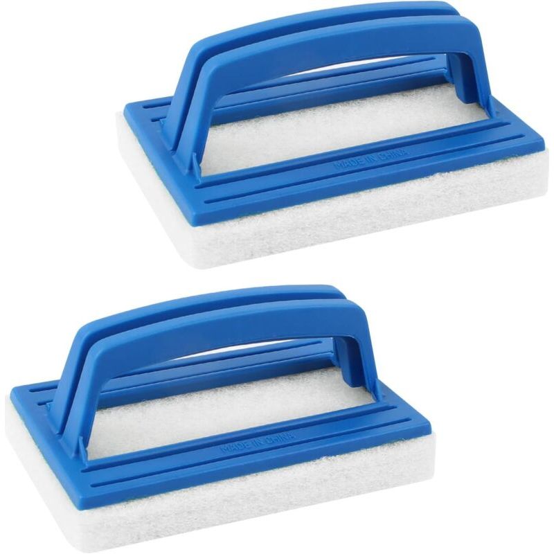 Stück Schwamm-wasserleitungsbürste, Schwimmbad-reinigungsbürste, Kunststoff-poolbürste, Schwimmbad-wasserleitungsbürste Für Die Reinigung Von Schwimmbad-spa-badewannenwänden, 14,5 X 7 Cm Crezuo