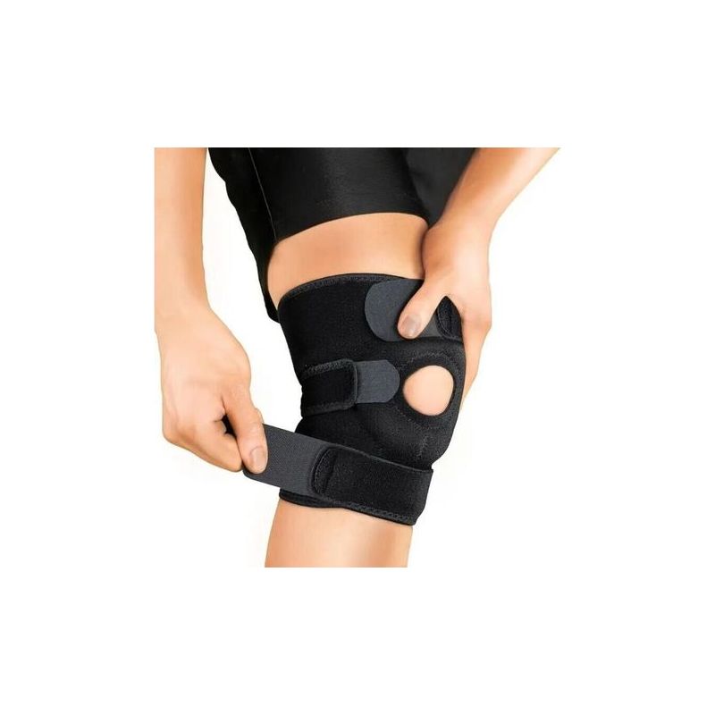 Crezuo-chrom Ks10 Schwarze Knieorthese