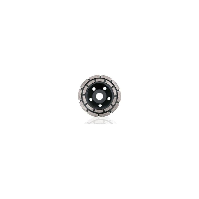 Diamantschleifscheibe, 230 X 22,2 Mm, Zweireihig, Universelle Diamantschleifscheibe Für Beton, Stein, Granit, Estrich, Mauerwerk, Universell Einsetzbar (crezuo)