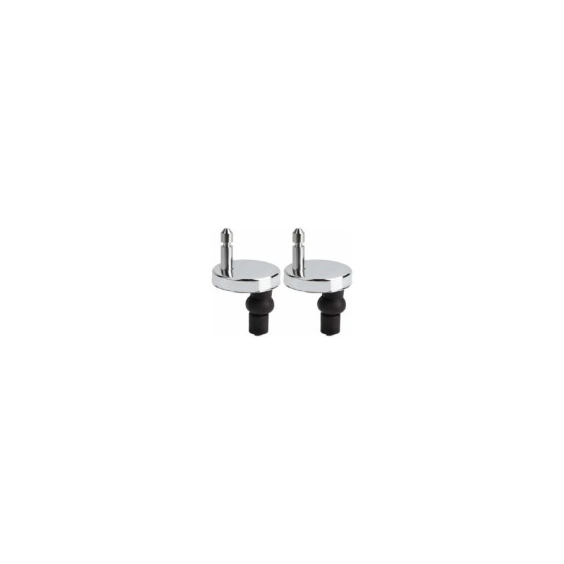 Set Mit 2 Universellen 50-mm-wc-sitzscharnieren, Ersatz, Schnelle Montage Crezuo