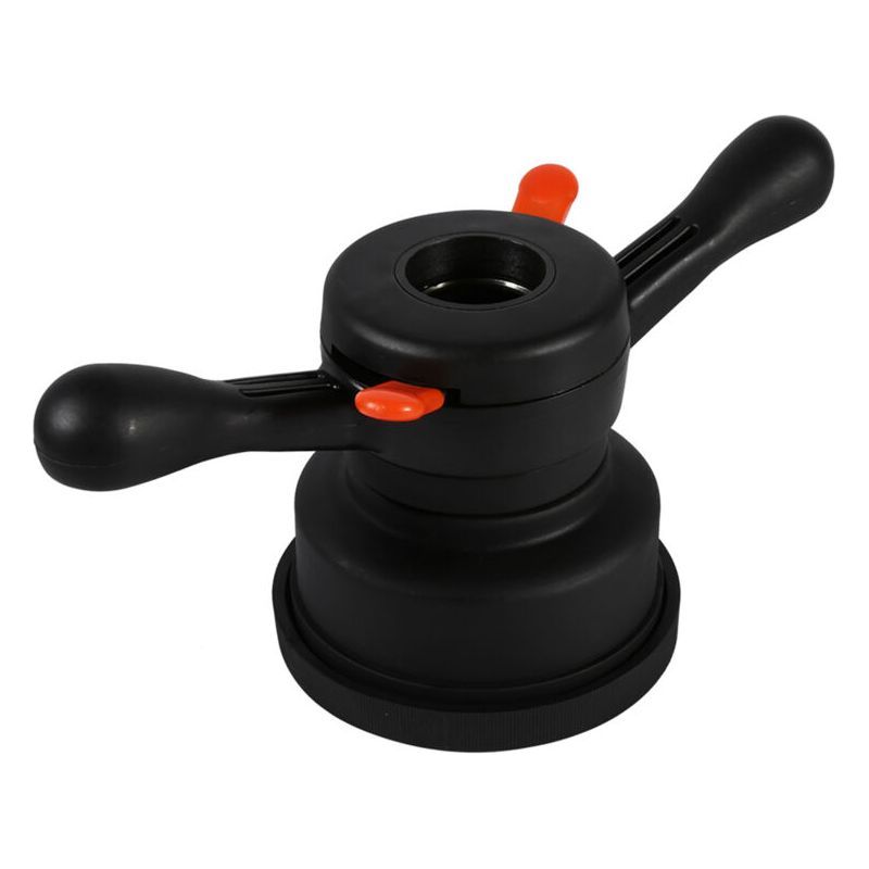 Schwarze Schnellspann-radauswuchtmaschine, Naben-flügelmutterklemme, 40 Mm Innendurchmesser, 3 Mm Teilung, Crezuo