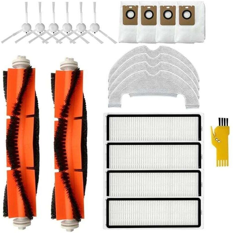 Ersatzteilset Für Dreame Bot Z10 Pro, D10 Plus Und L10 Plus Saugroboter, 20-teilig, 2 Hauptbürsten, 4 Crezuo-filter