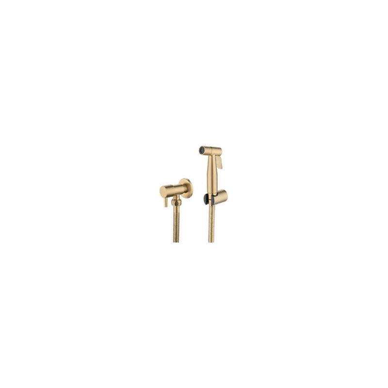 Wc-brause Aus Edelstahl, Bidet-brause-set, Wc- Und Wasserhahnbrause, Gold Crezuo
