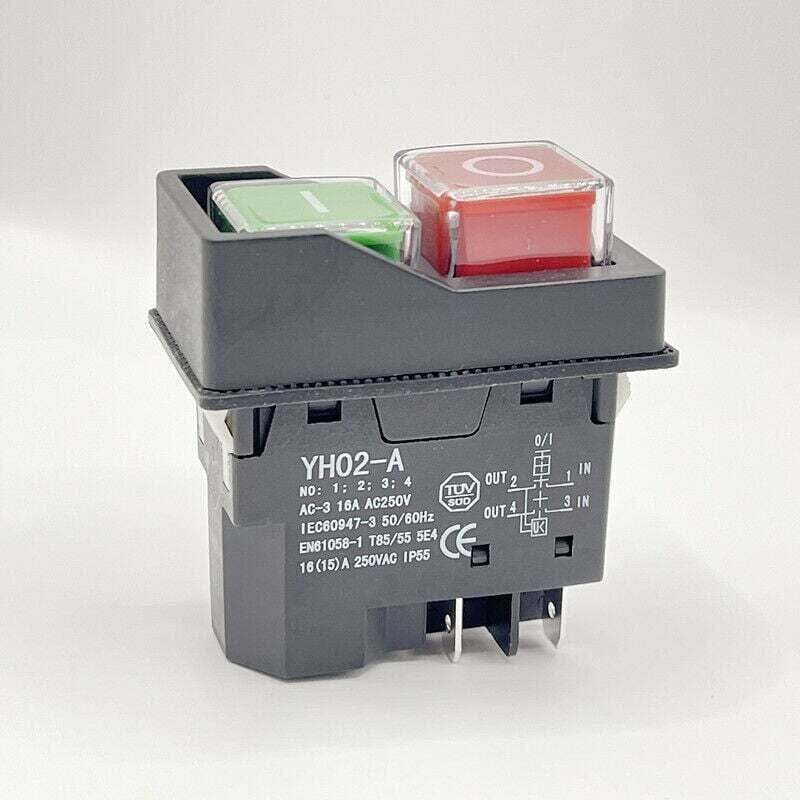 Crezuo Ck21b/250v 5-poliger Elektromagnetischer Schalter Für Elektrische Betonmischer, Ein/aus
