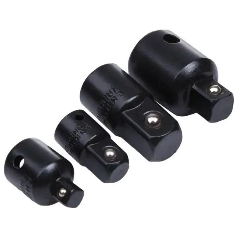 Ratschenschlüssel-steckschlüssel-adapter, Elektrophorese-antriebsreduzierer-konverter-schlüsselsatz, 4-teilig, 1/4", 3/8", 1/2" Crezuo
