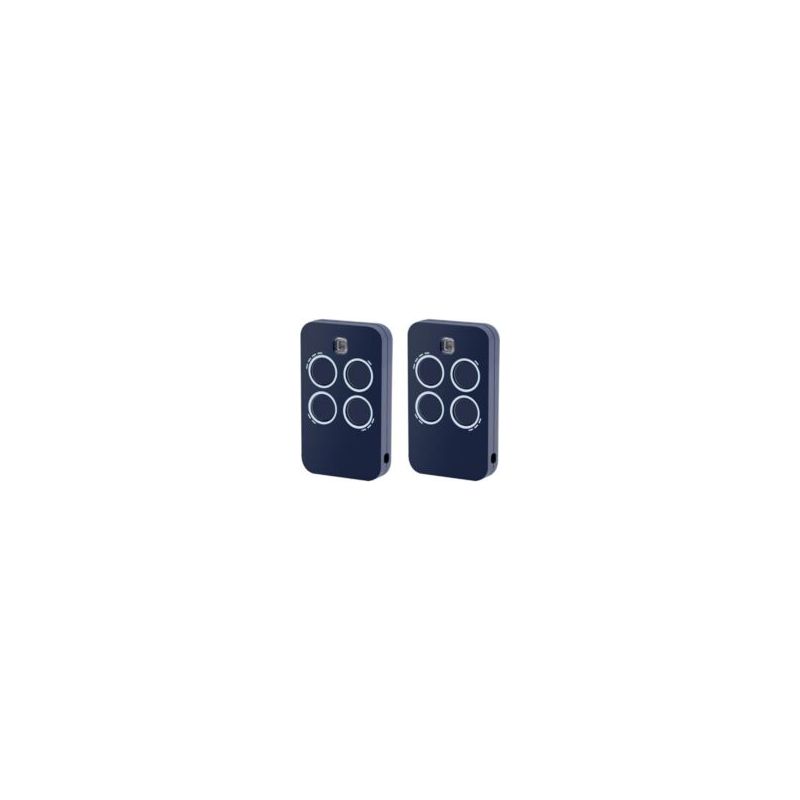Set Mit 2 Ersatzfernbedienungen Für 4-kanal-garagentoröffner, Kompatibel Mit Genius Echo Tx4 Rc 433mhz Crezuo