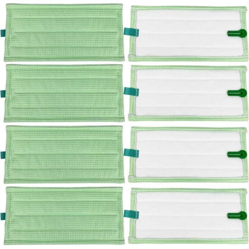 Mikrofasertücher Für Vorwerk Kobold, 8er-pack, Kompatibel Mit Sp600, Sp600s, Sp7, Spb100 Crezuo