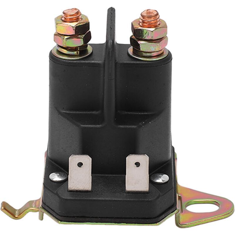 12v 100a Anlasserrelais, Ersatzrelais Für Rasenmäher Von Husqvarna, Jonsered, Poulan Und Craftsman, Gehäuse Aus Abs Und Metall, 532192507 Crezuo