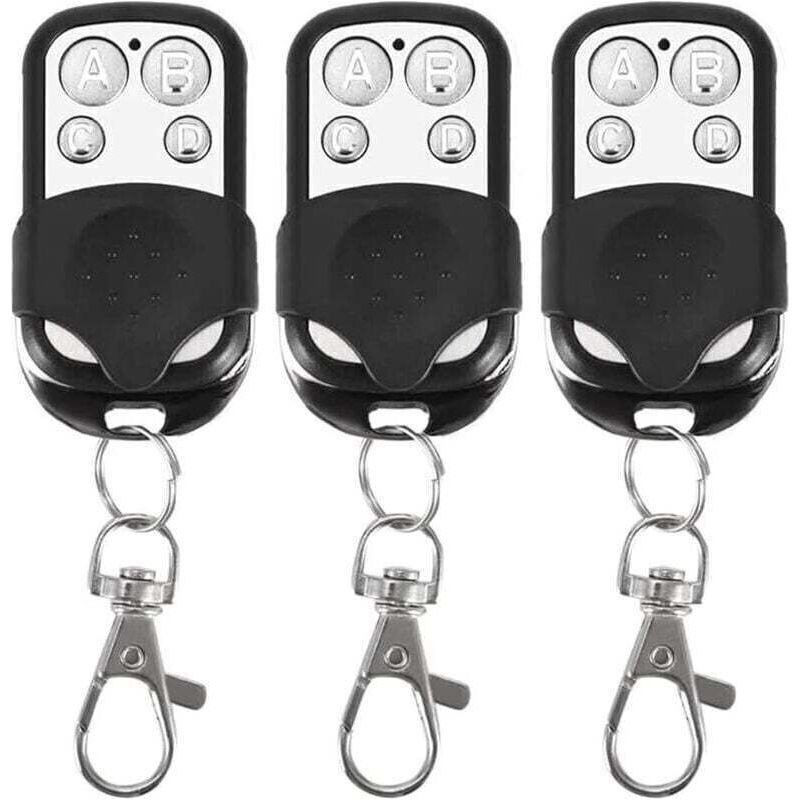 Set Mit 3 Universellen Festcode-fernbedienungen, Frequenz 433,92 Mhz, Für Automatische Tore Von Crezuo