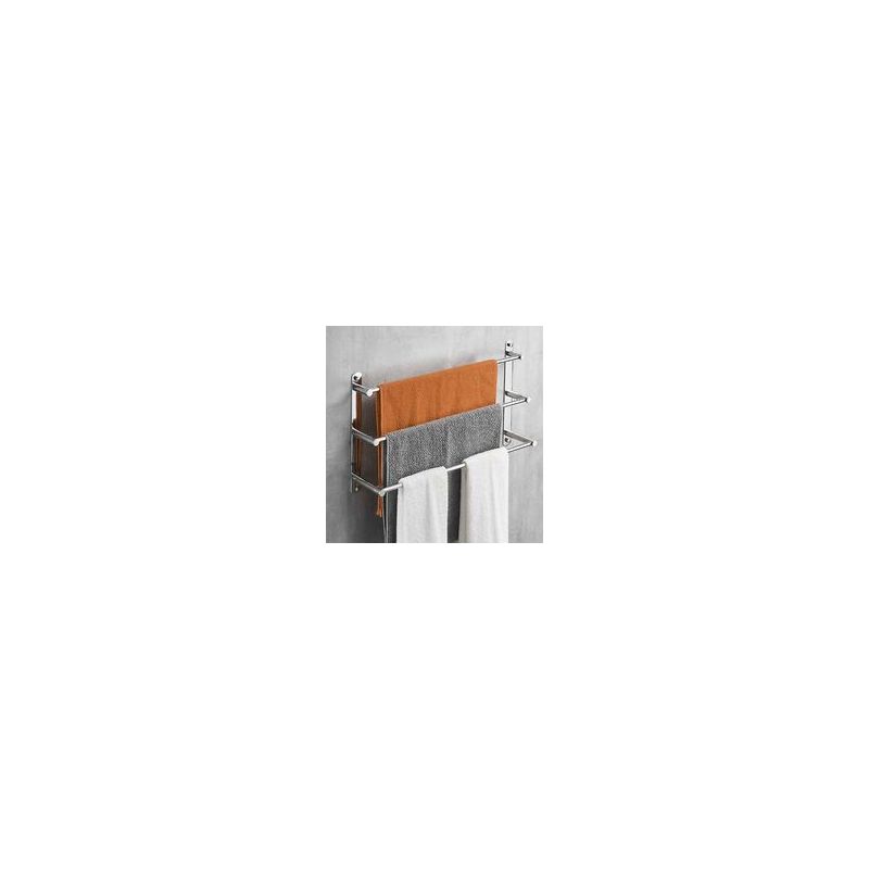 Ctmw Handtuchhalter, Handtuchstange Aus Edelstahl 304, 3 Stangen, 40 Cm, Wandmontage, Crezuo
