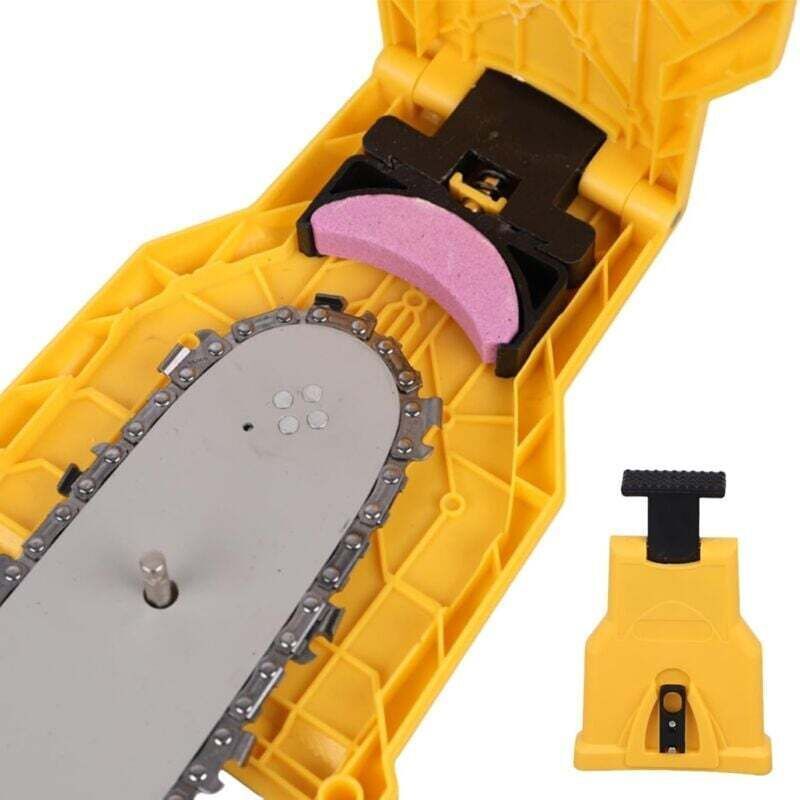 Kettensägenkettenschärfer, Universeller Kettensägenkettenschärfer, Kettensägenkettenschärfer, Schnellschärfgerät Für Holzfäller Crezuo