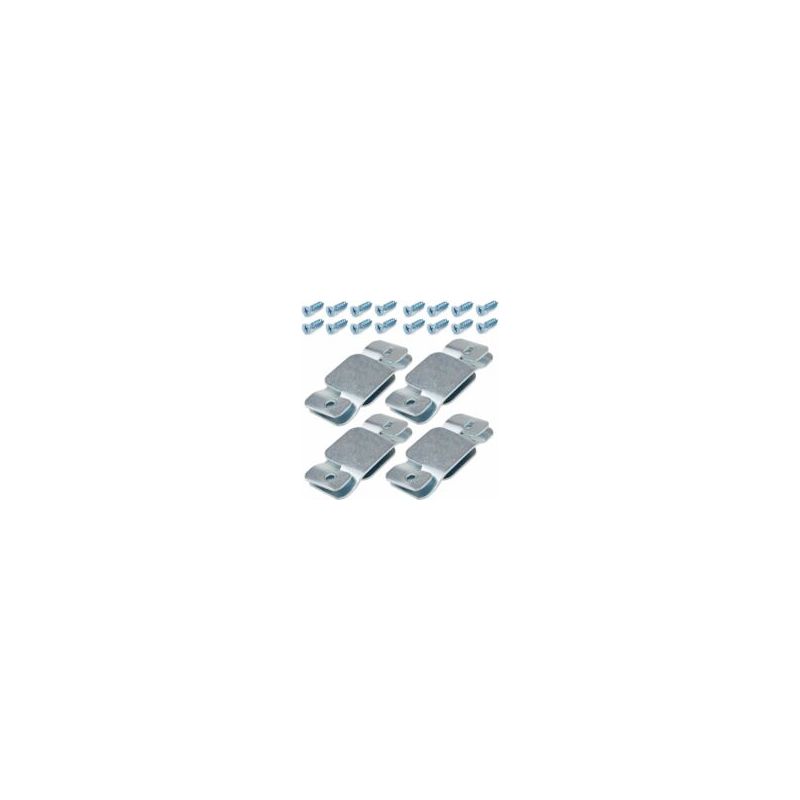 Crezuo Universal-sofaverbinder Aus Edelstahl, 8-teilig, Großer Sofaverbinder, Möbelverbinder, Sofa-verriegelungswinkel