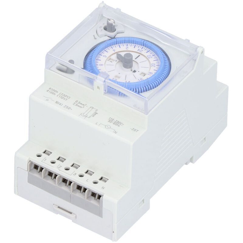 Mechanischer 15-minuten-timer, Ac110-230v, 16a Kapazität, Bis Zu 48-mal Programmierbar, Für Die Automatische Leistungssteuerung Von Crezuo