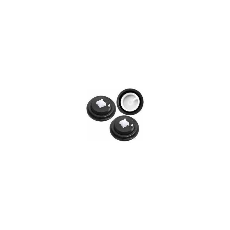 Satz Mit 3 Schwimmerventilmembranen, Schwarz Und Weiß, Gummi, 27 Mm X 15 Mm, Für Crezuo-einlassventile
