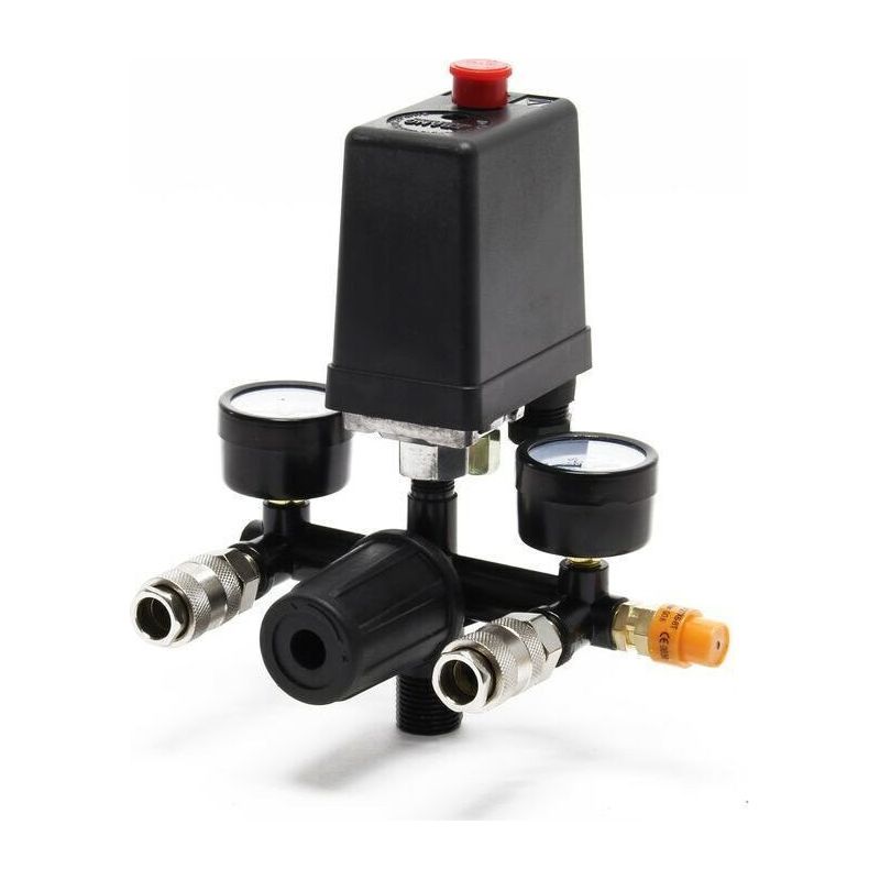 Druckregler Mit Druckschalter Für Kompressor, Druckschalter Mit 2 Displays Crezuo