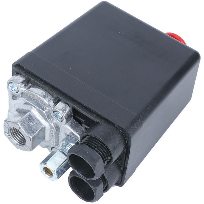 G1/4-zoll-druckschalter-steuerventil Für Luftkompressoren, 0,5–1,2 Mpa Druck, 220 V Spannung, 1 Milliarde Zyklen Lebensdauer, 5175 Psi Crezuo