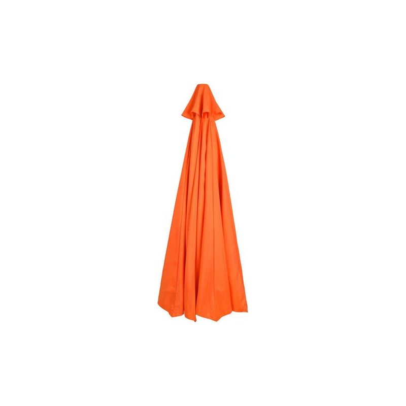 Wasserdichter Und Uv-beständiger Ersatzschirm Für Terrassenschirme, Rahmenlos, Orange, Für 3-meter-sonnenschirme, 6 Streben, Crezuo