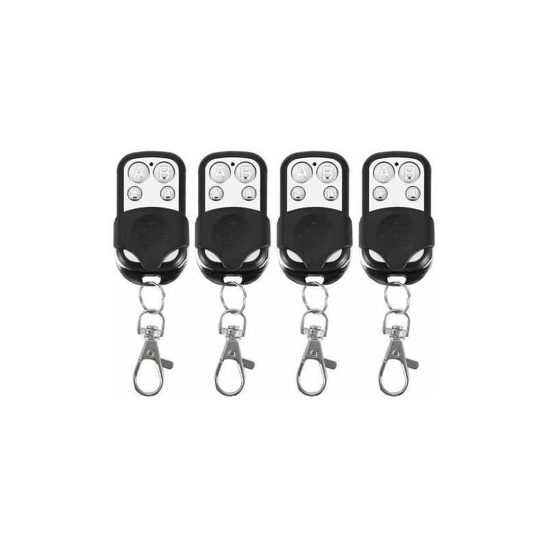 Set Mit 4 Crezuo-chrom Universal-funkfernbedienungen Zum Klonen Für Garagentore