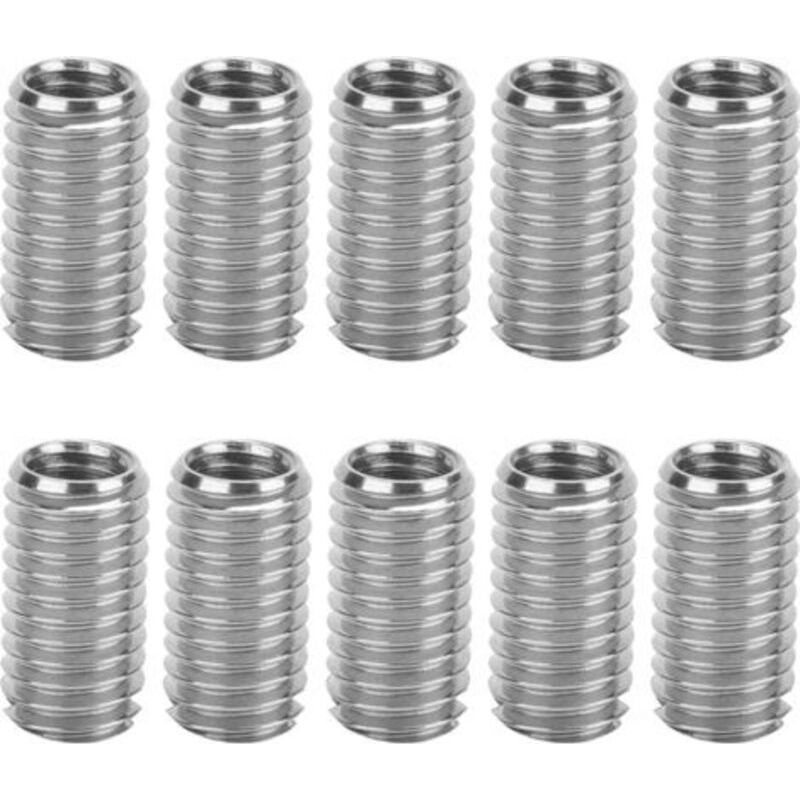 Satz Mit 10 Gewindeeinsätzen Aus Edelstahl, Innen- Und Außengewinde M6x1,0 Mm Und M8x1,25 Mm, Crezuo-werkzeug Zur Reparatur Beschädigter Gewinde
